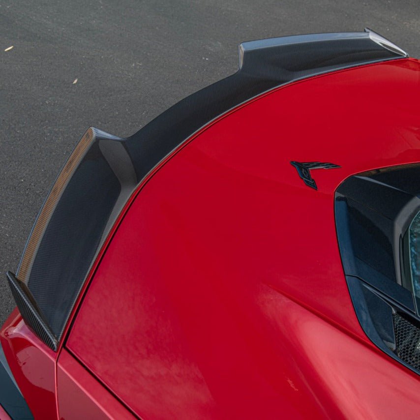 Carbon Fiber Ducktail Spoiler – Fits Corvette C8 Z06